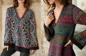 Reversible Baby Alpaca sweater by Peruvian Connection