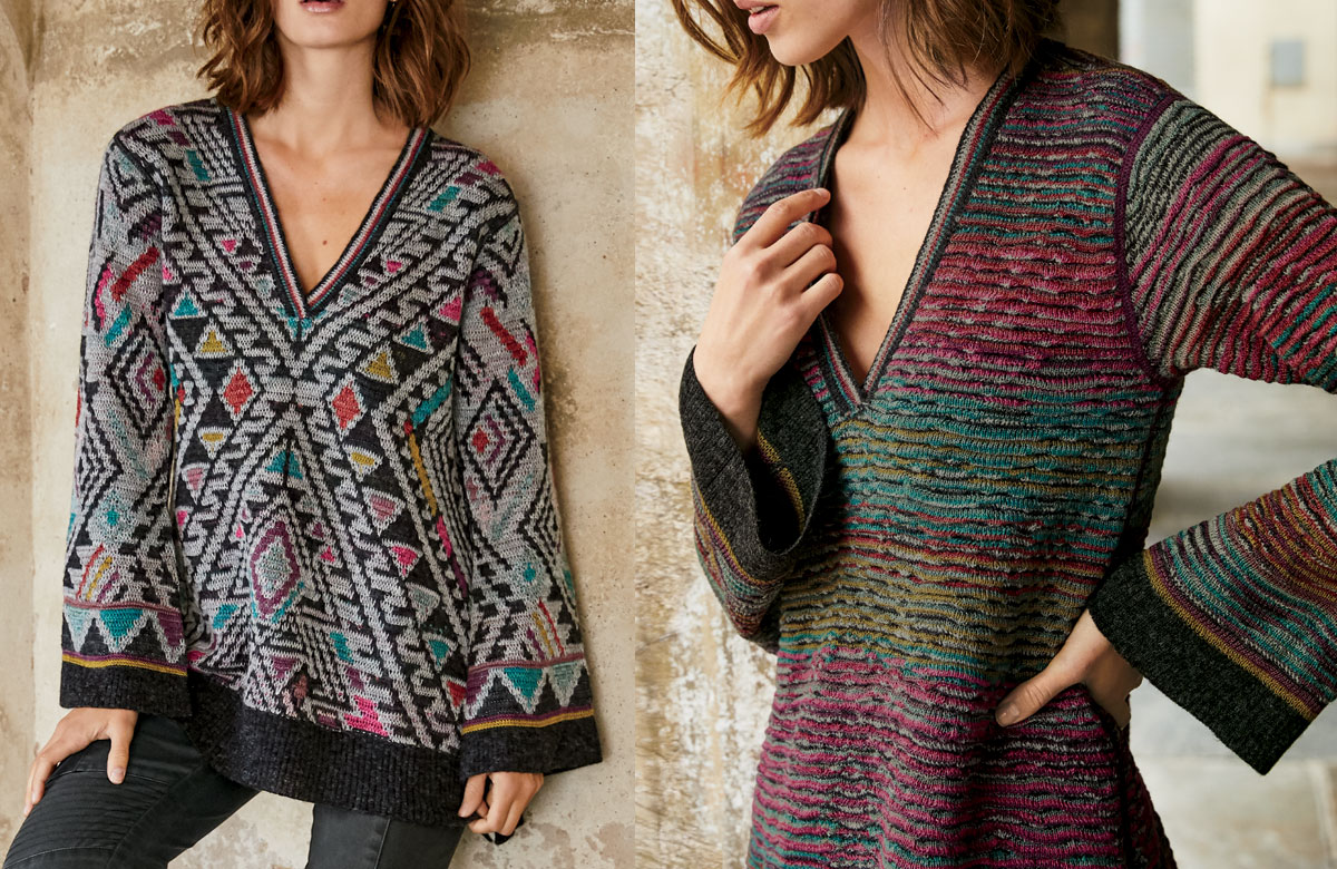 Reversible Baby Alpaca sweater by Peruvian Connection