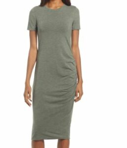 Side Ruched Body-Con Dress