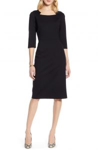 A sheath dress is a great shape for the LBD to build your closet around.