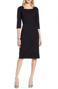 A sheath dress is a great shape for the LBD to build your closet around. 