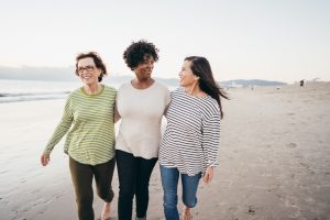 Finding a group of women, in real life or online, with similar interests can help you age well.
