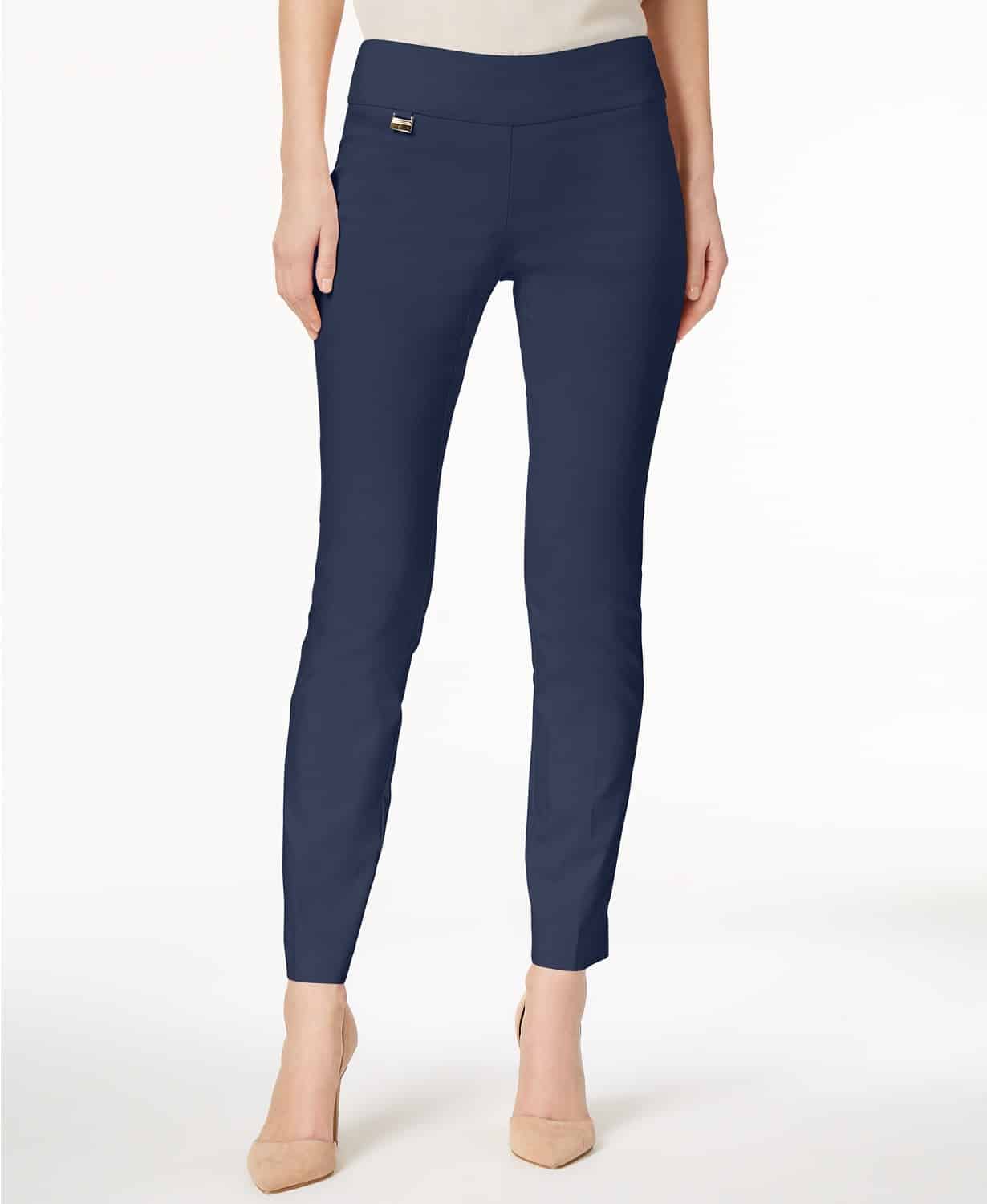 Alfani Tummy-Control Pull-On Skinny Pants