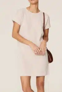 Club Monaco Textured Stripe Dress