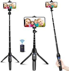 Selfie Stick, 40 inch Extendable Selfie Stick Tripod