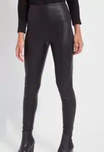 Textured Leather Legging