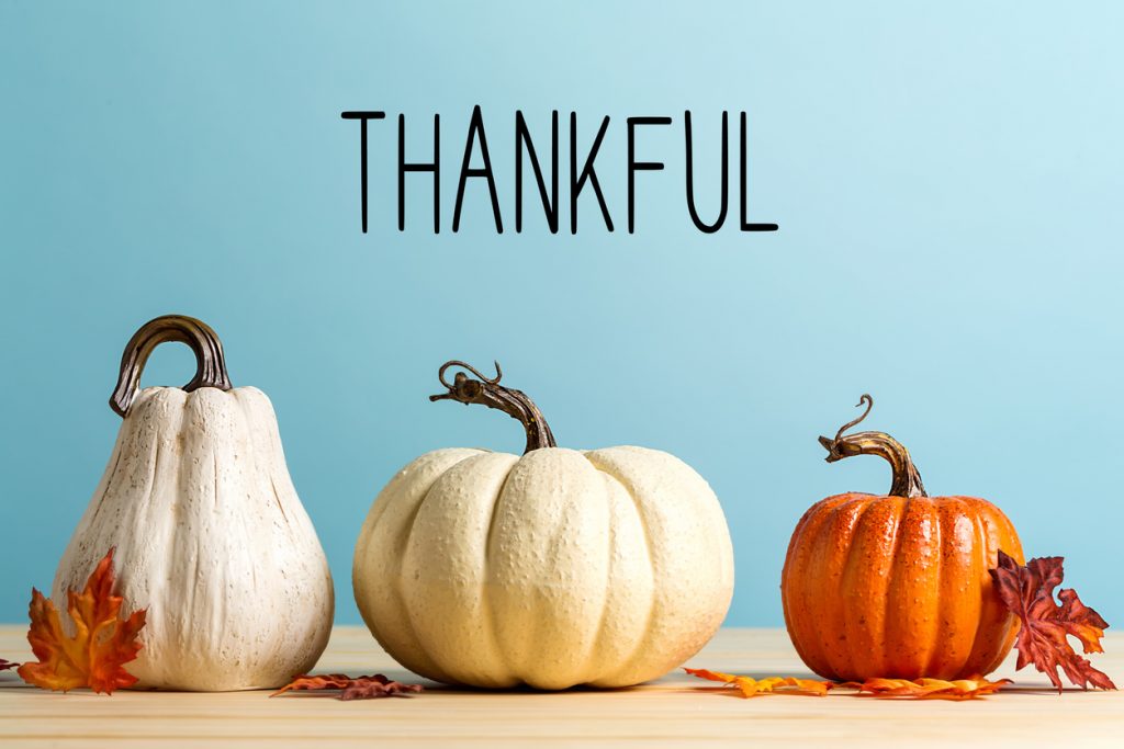 Prime Writers Thankful for lots this Thanksgiving day