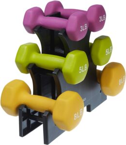Amazons Basics Neoprene Coated Dumbbell Hand Weight SEt