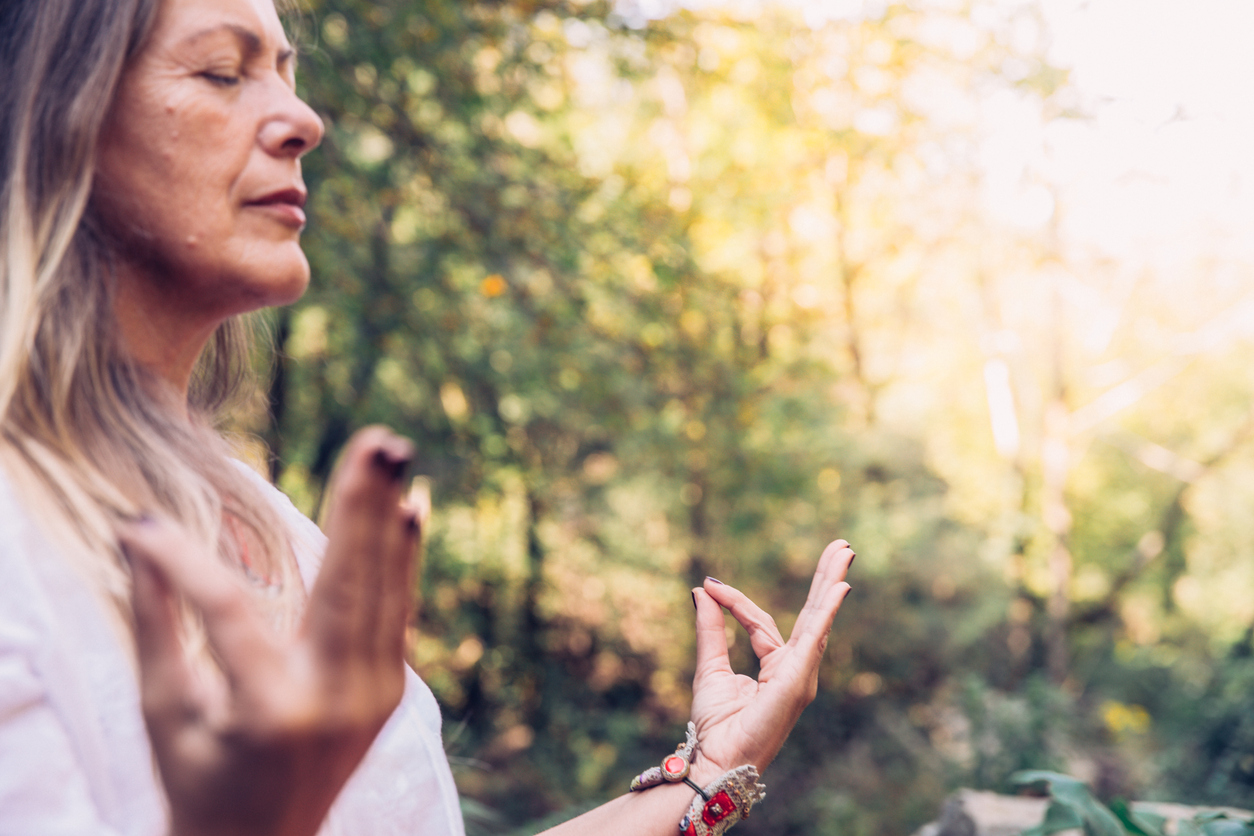 yoga breathing to calm and collect yourself