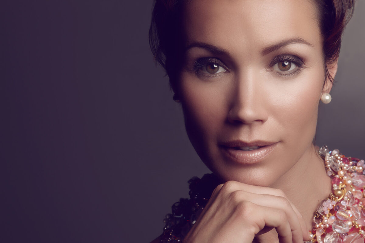 woman with great makeup