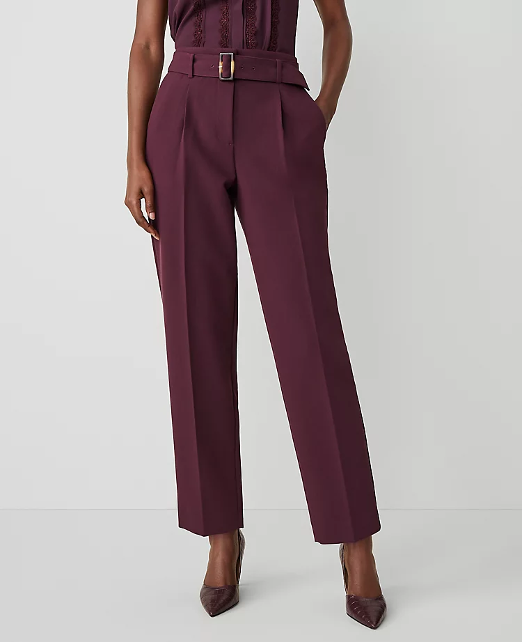 Ann Taylor High Waisted mauve pants