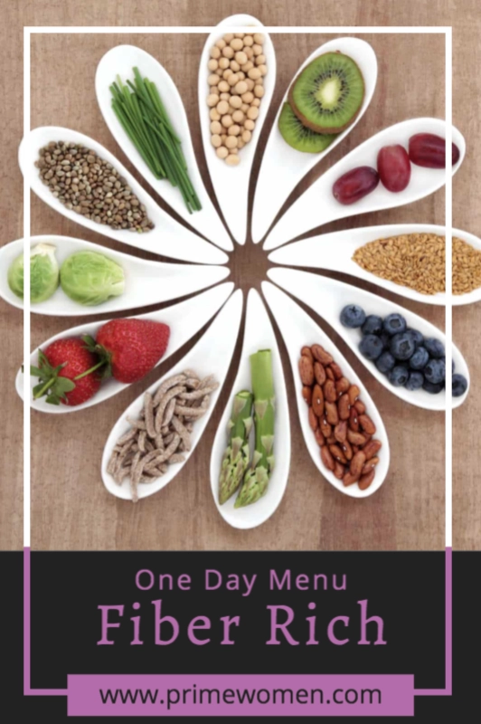 Fiber Rich One Day Menu