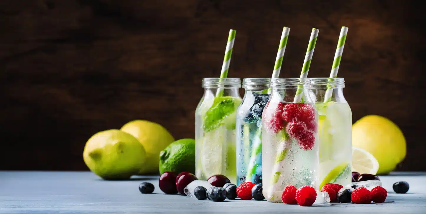 Drinking fruit-infused water to lose weight