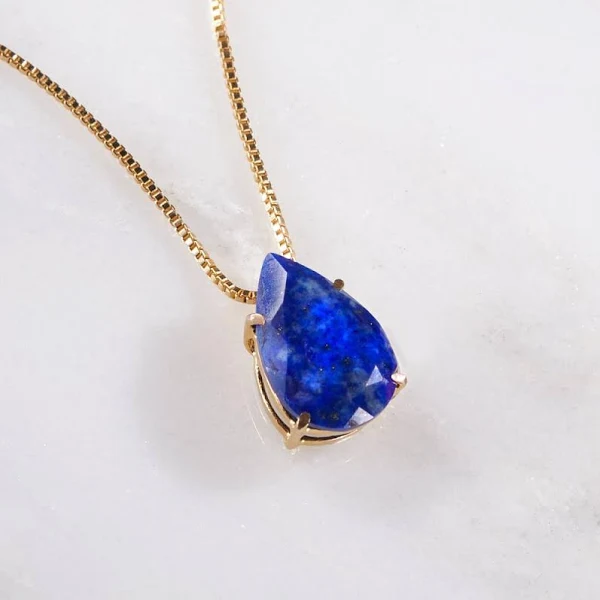 Hammacher Schlemmer lapis lazuli pendant