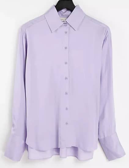 In Wear Pauline silky shirt in lilac
