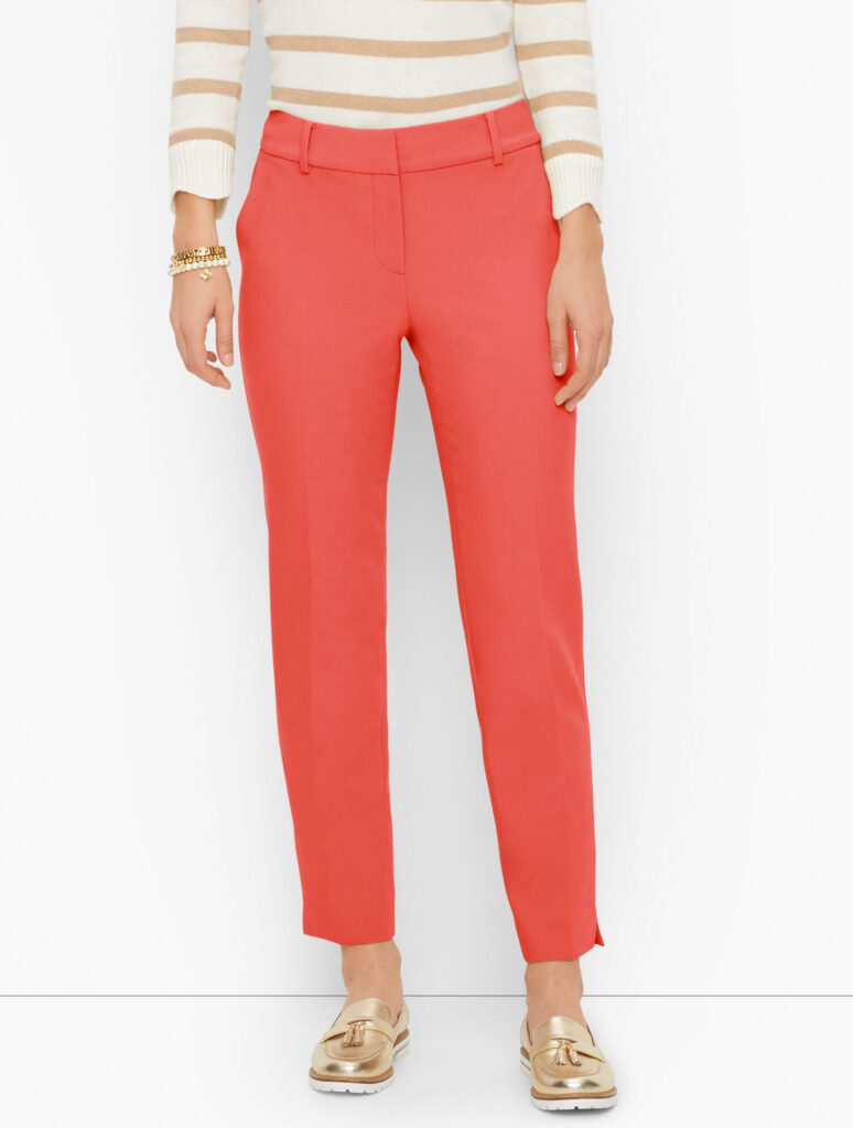 Talbots Hampshire Straight Ankle Pants