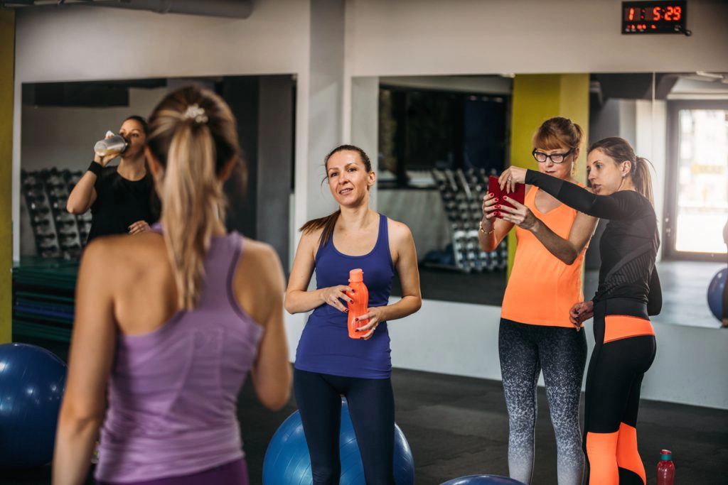 beginner at the gym