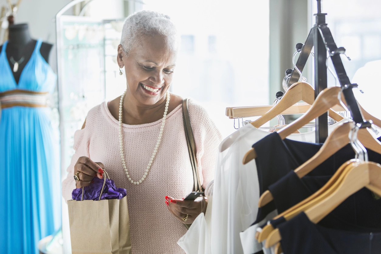 woman shopping