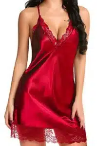 Avidlove Women Lingerie Satin Lace Chemise Nightgown