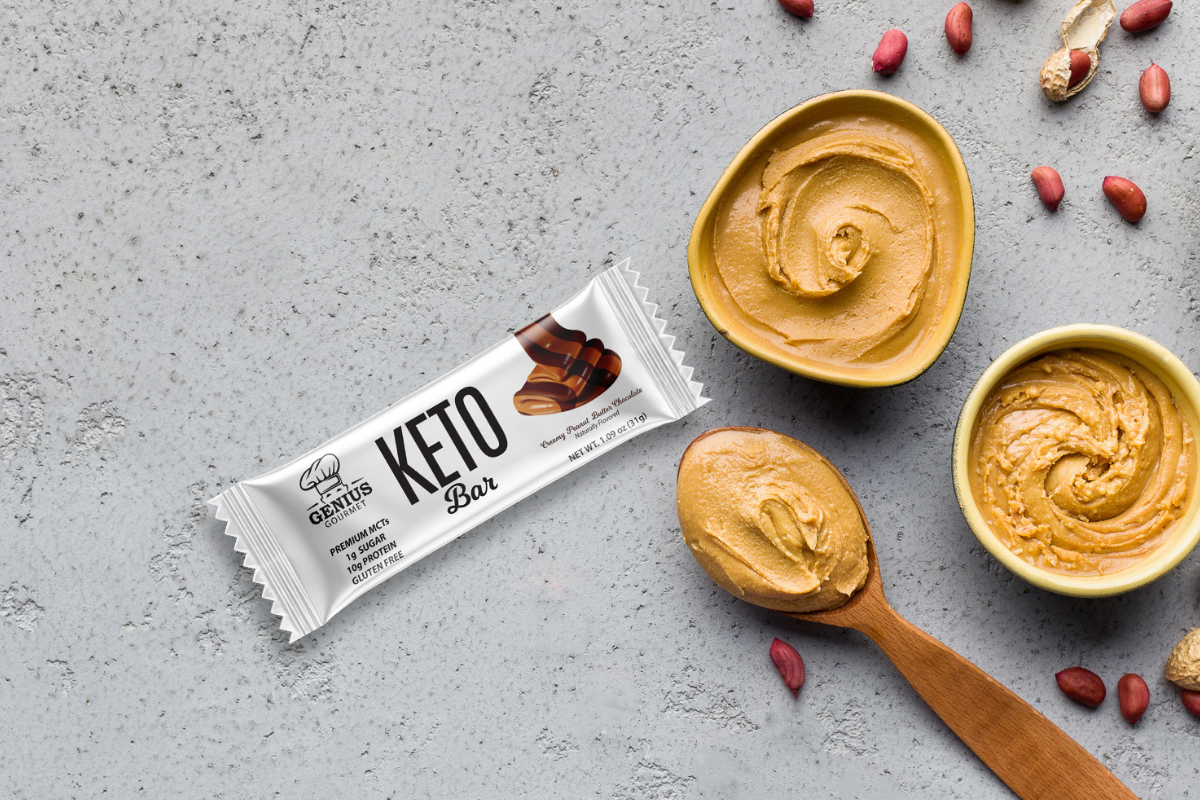 Genius Kitchen Keto Bar for a protein-packed snack