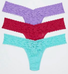 Lace Low Rise Thongs, $39.99