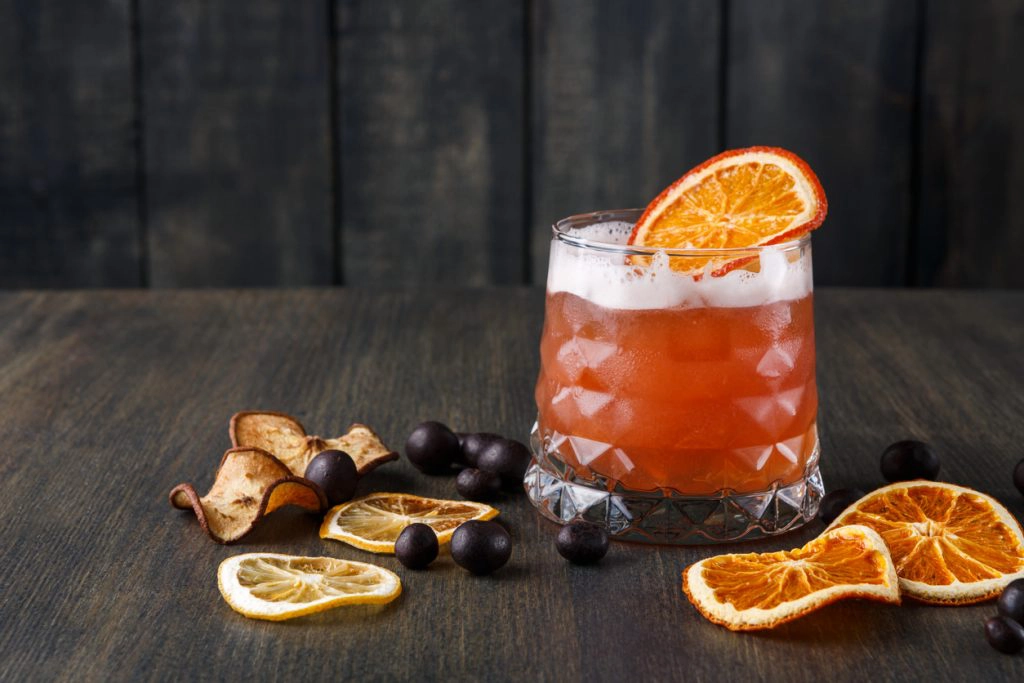 cherry shrub old fashioned