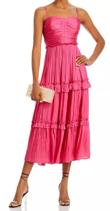 Aqua Ruched Top Midi Dress (3 colors), $94.90 (was $118)