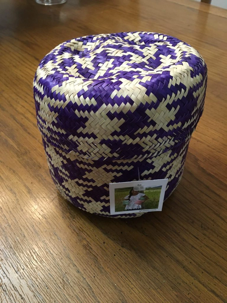 palm leaf basket