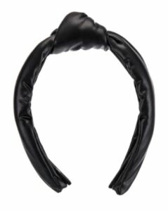 Faux Leather Knotted Headband