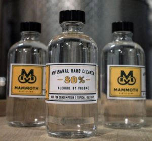 distillery hand sanitizer