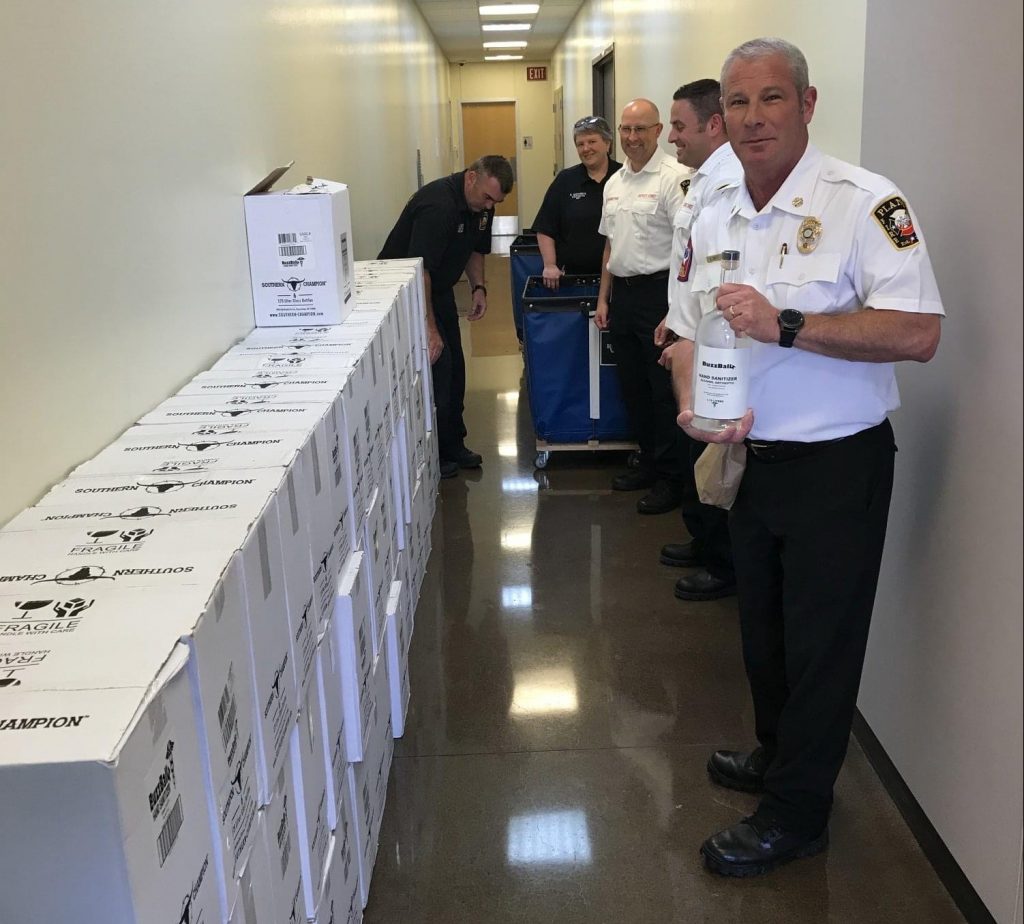 distillery hand sanitizer