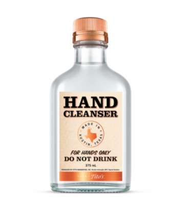 distillery hand sanitizer