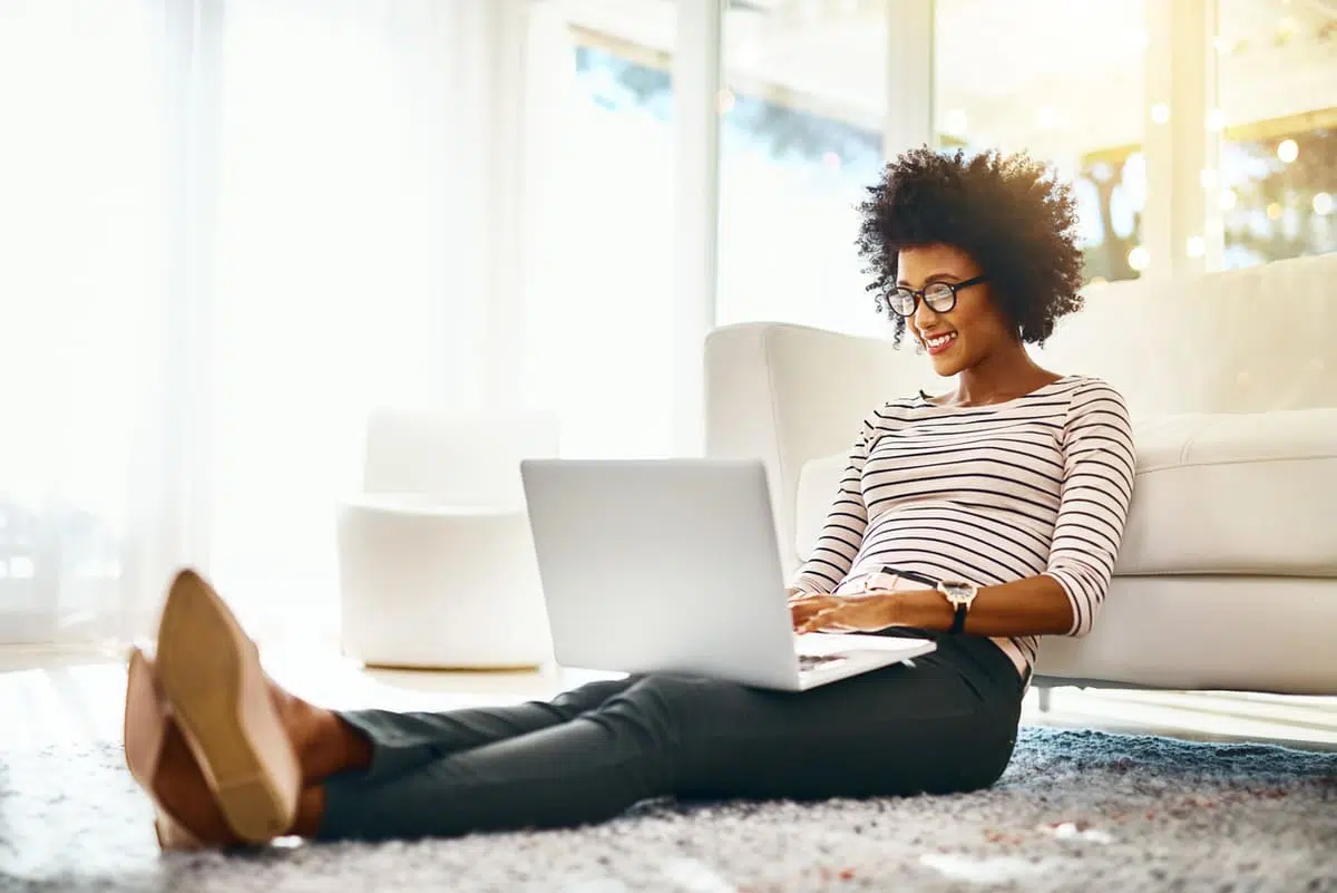 working at home