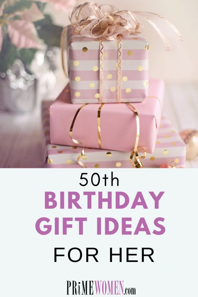 50th birthday gift ideas for her