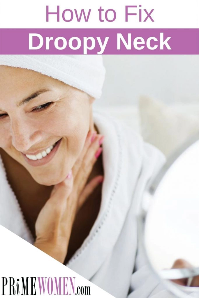 How to fix droopy neck aka turkey wattle neck