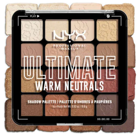 NYX ULTIMATE SHADOW PALETTE (4 colors) $20.00