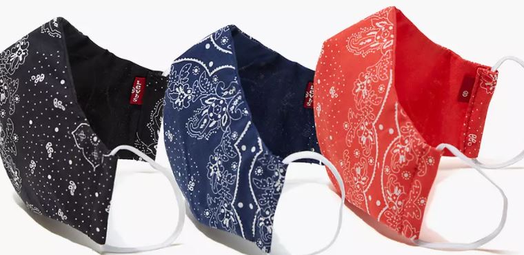 Levis Reversible Printed Face Mask (3 Pack)
