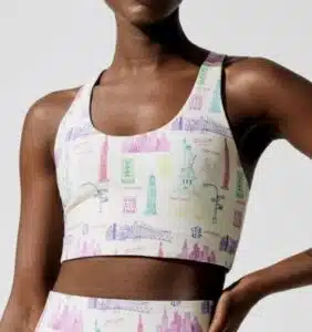 Off White NYC Doodle Duo Knit Bra