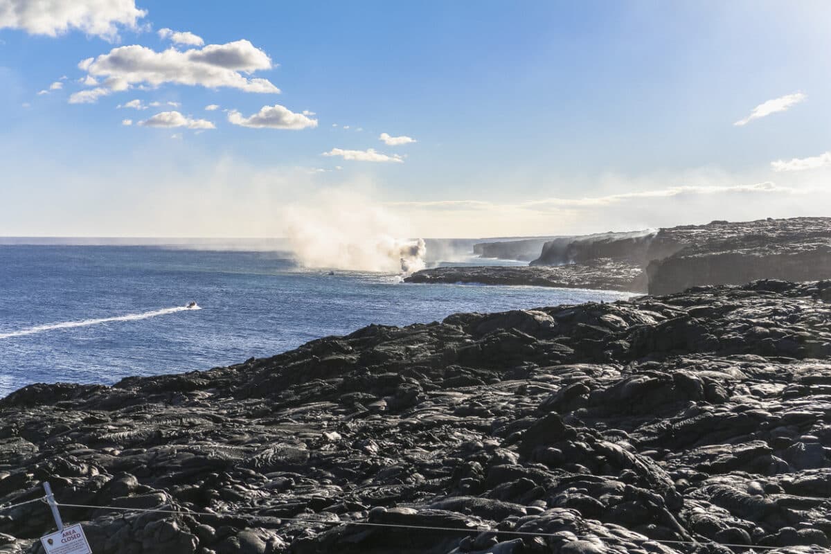 Kalapana Lava Boat