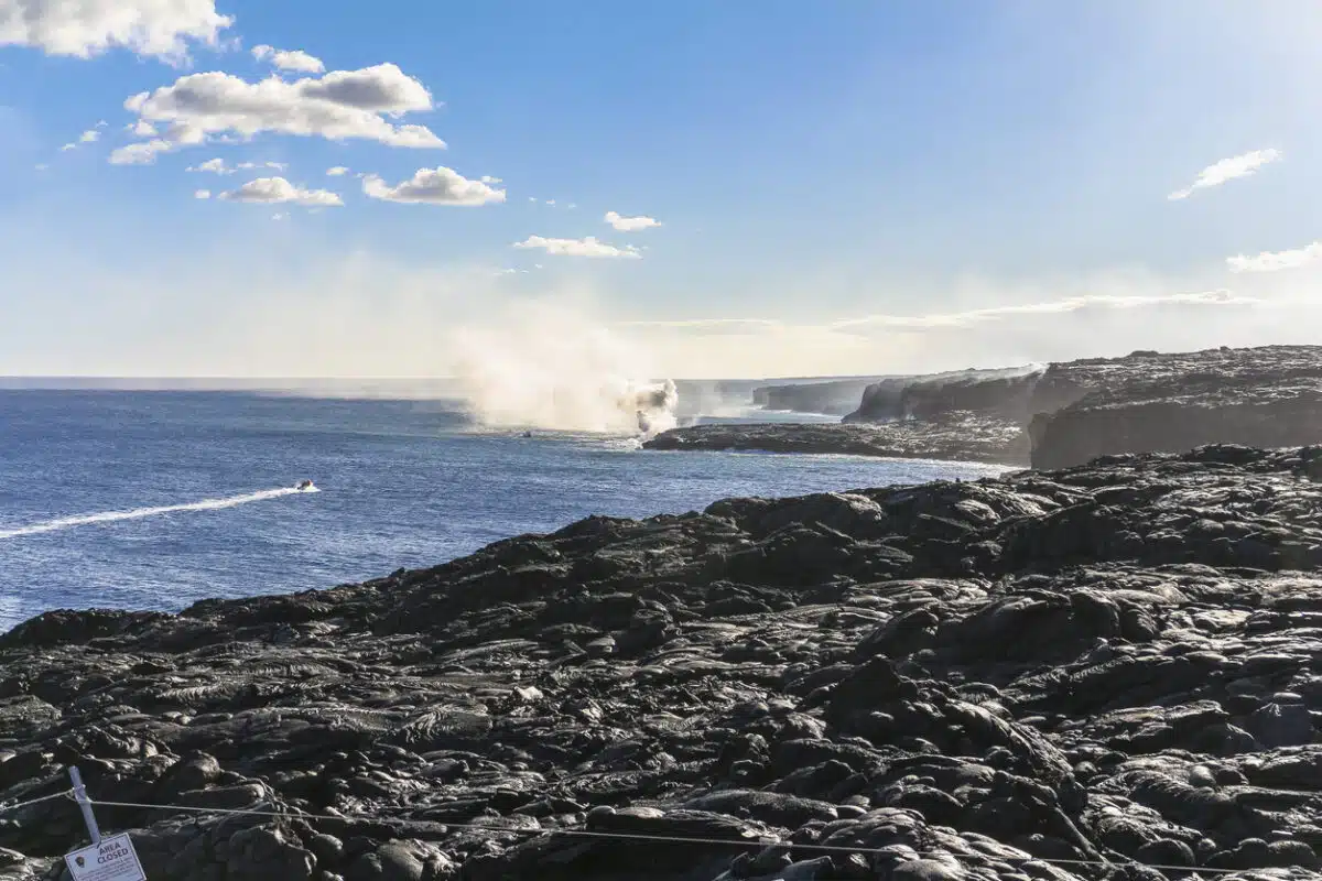 Kalapana Lava Boat