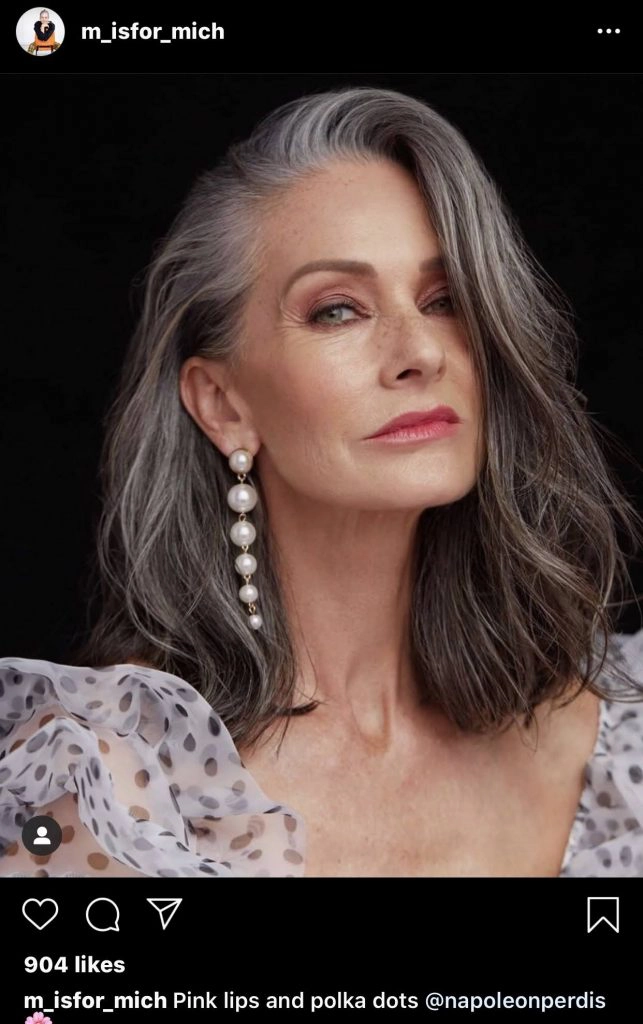 Long hairstyles for women over 60