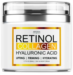 Arvesa Retinol Cream with Collagen and Hyaluronic Acid