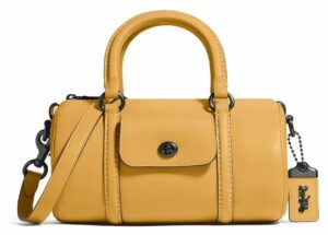Sac baril en cuir Coach