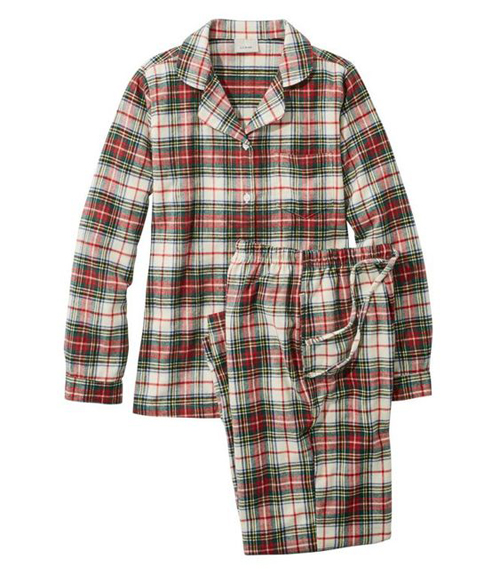 L.L. Bean Scotch Plaid Flannel Pajamas