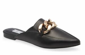 Mules à bout pointu et chaîne Steve Madden Finn