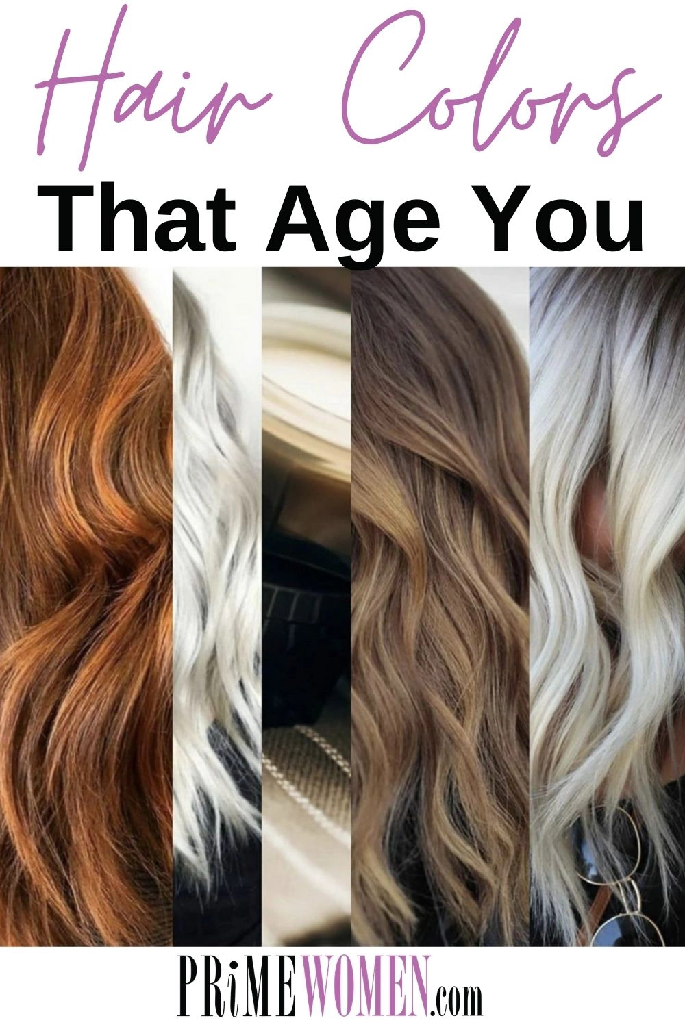 Avoid hair colors that age you!
