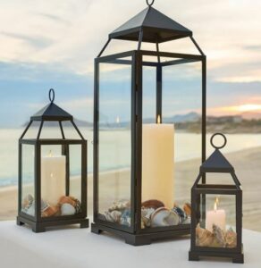 Malta Glass & Metal Indoor/Outdoor Lantern Collection