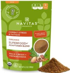 Navitas Organics Superfood+ Adaptogen Blend for Stress Support