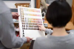 Hair color palette, hair colors that age you