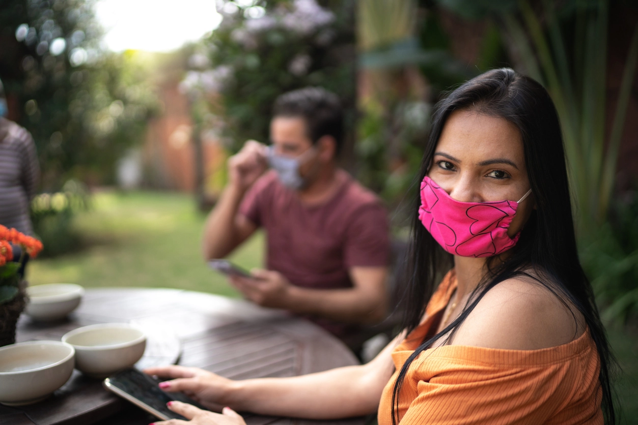 Socially-Distanced Dinner Party